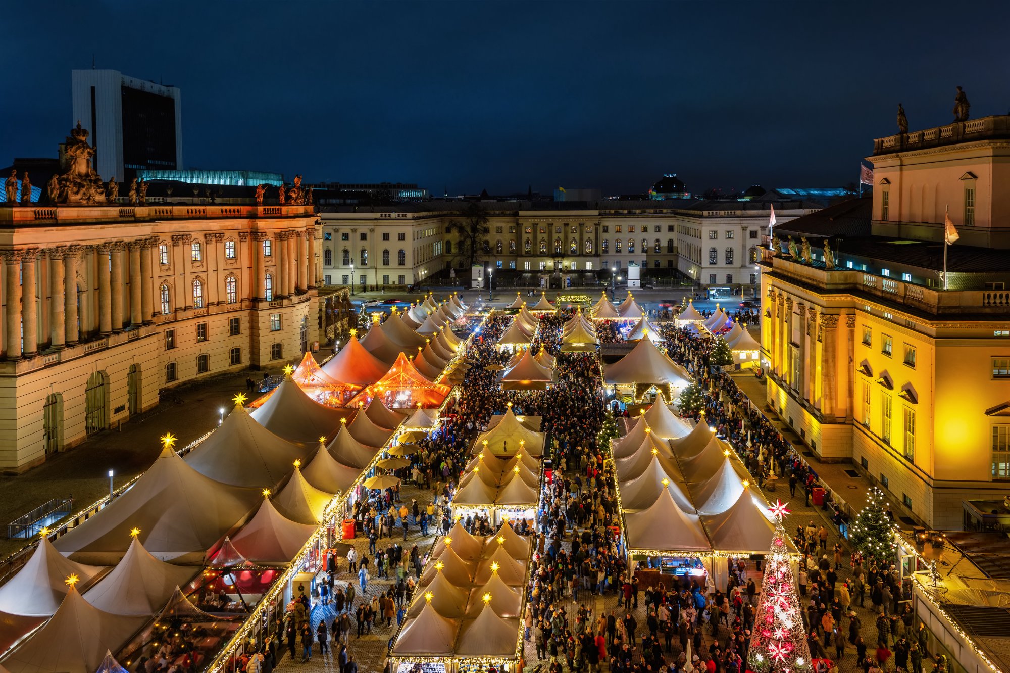 Osvětlení vánočních trhů